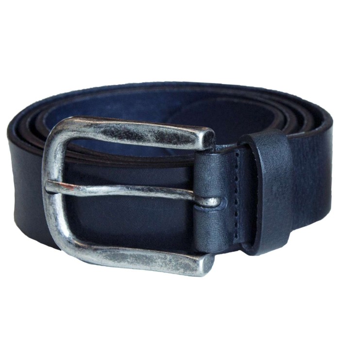 PME Legend Leather belt dark blue VTMode