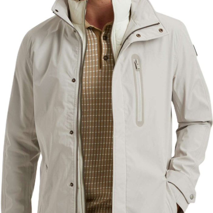 Vanguard Long jacket V-COAT DOUBLE Spundrop Silver Lining