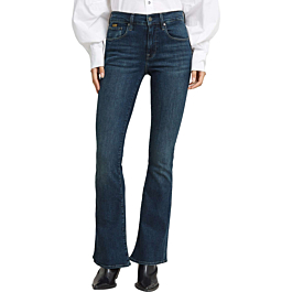 G-Star 3301 Flare Wmn Donker Blauw