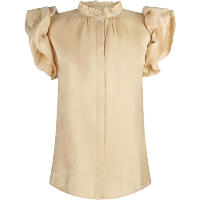 Gezana shimmery blouse vis 355