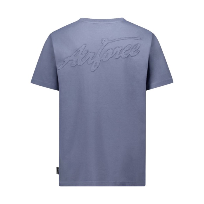 Fabric wording T-shirt flint stone