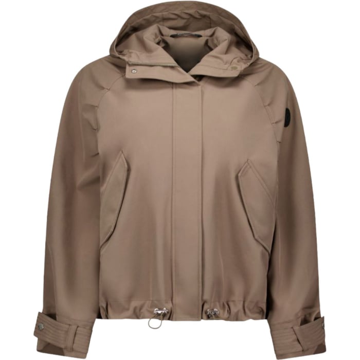 Oversized Softshell Jacket Walnut