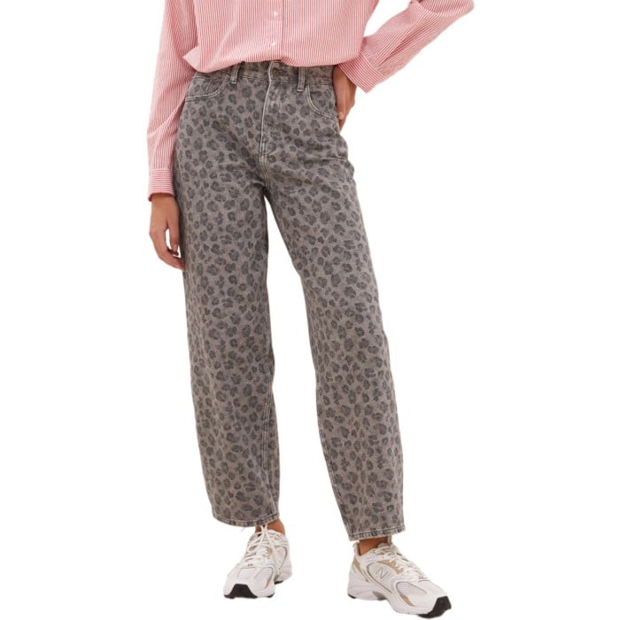 Lew Grey Cheetah Pants Grey Cheetah