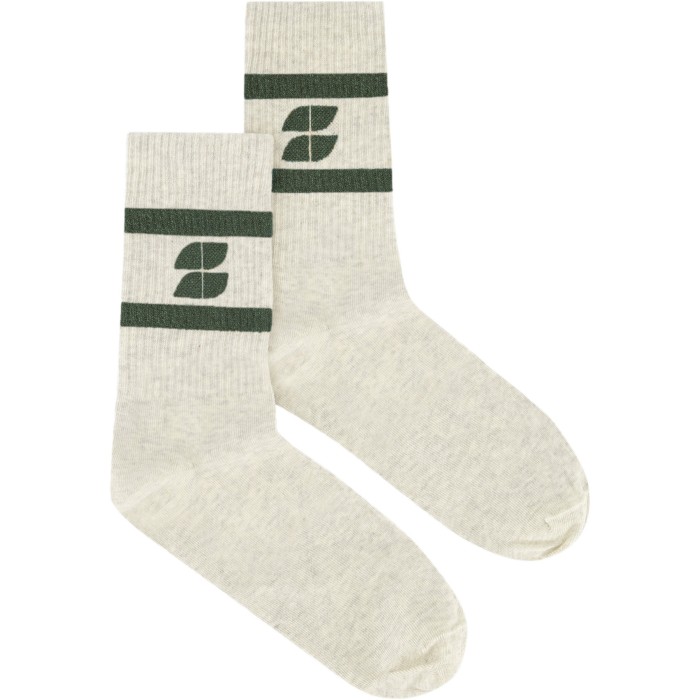 Logo sparkle socks bottle green