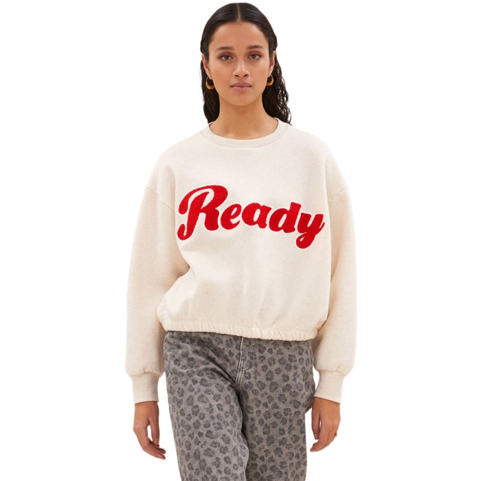Bodil Ready Sweater Oyster Melee