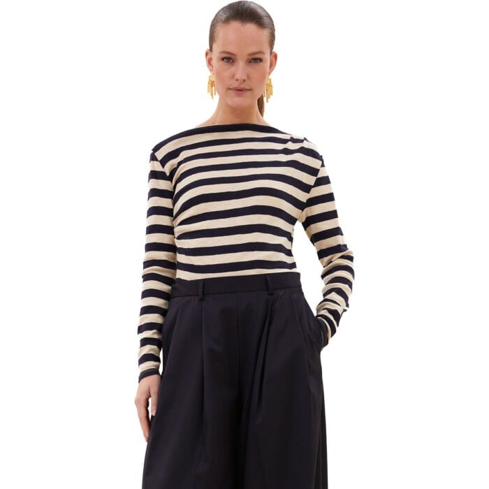leya big stripe top