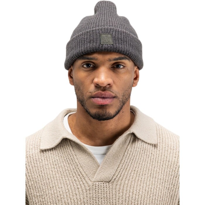 Army Wool Hook Beanie