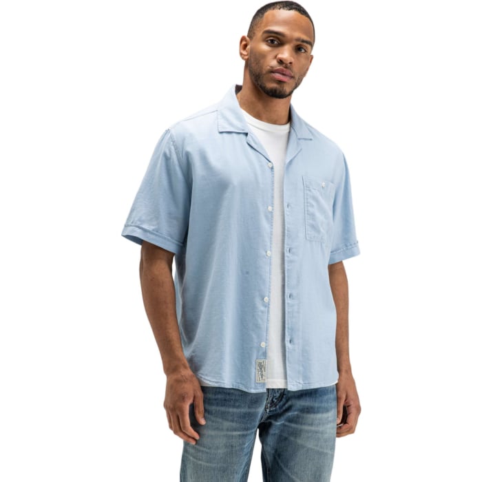 Anthony LT Resort Shirt SS Shark Blue