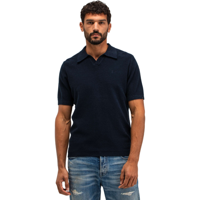 Boucle Knit Polo