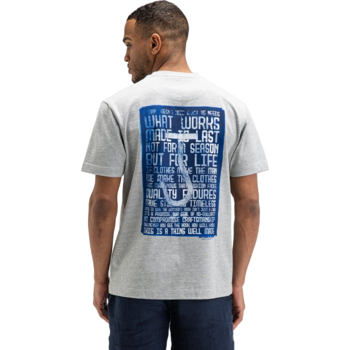 Manifest Loose Tee Grey Melange
