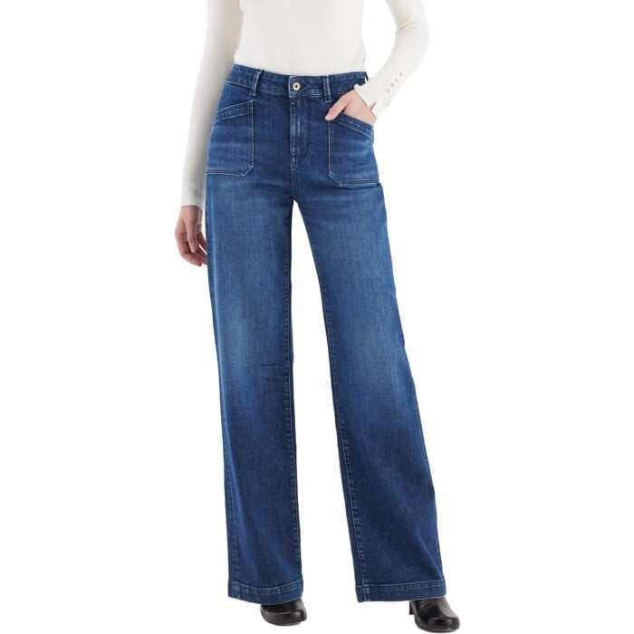wide jeans Dark Blue