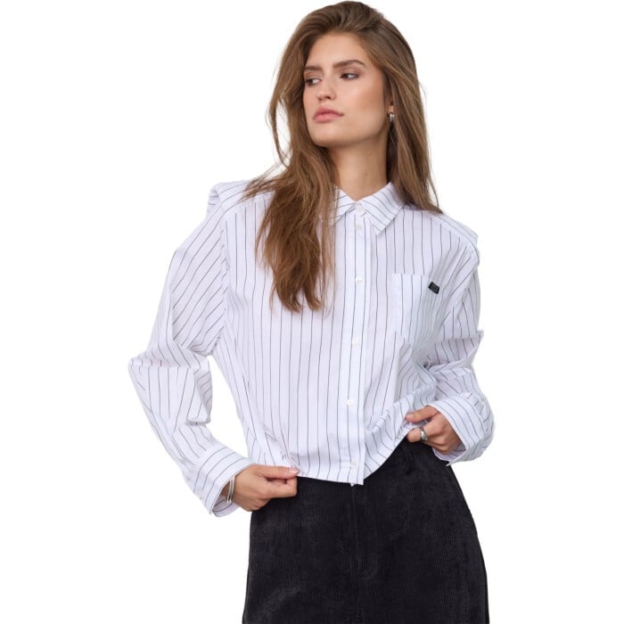 RivenCC Shoulder Shirt White