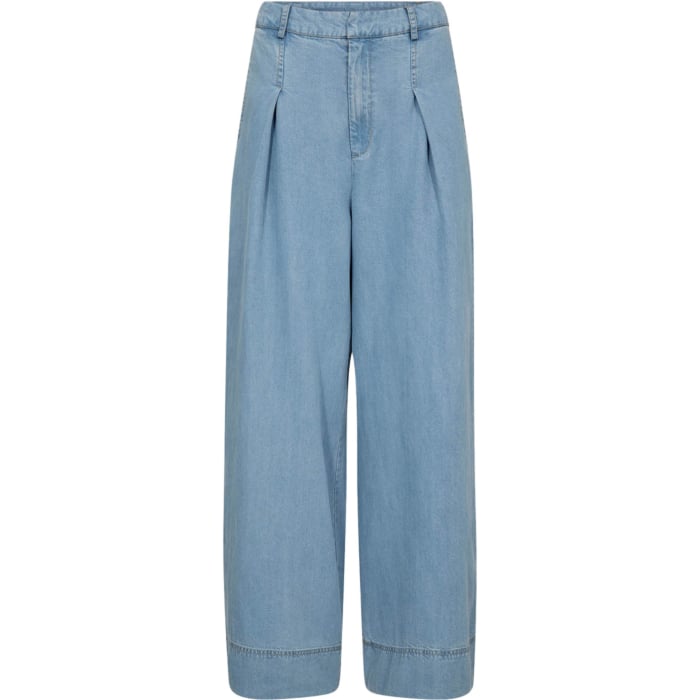 TillyCC Pleat LL Pant Fade Denim