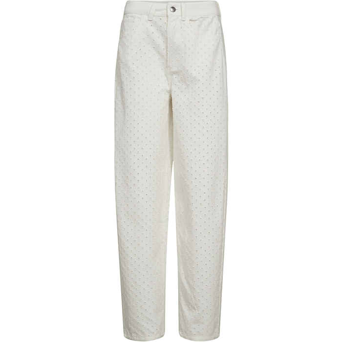 HollyCC Barrel pant white
