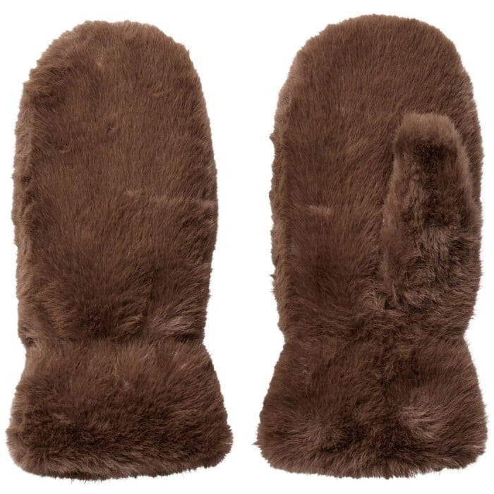 PenzaCC Fur Mitten Mocca