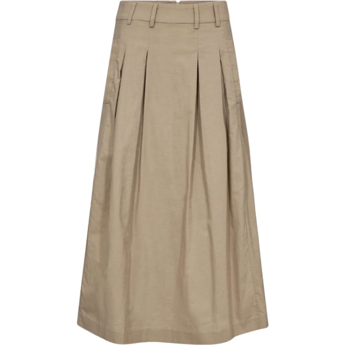 LeilaCC Anya Pleat Skirt Bisquit