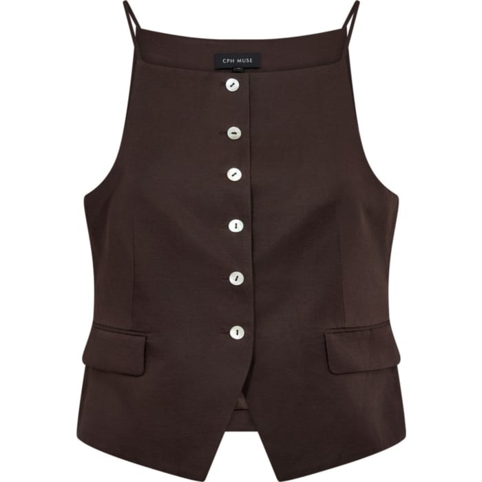 CMColleen waistcoat slimfit mulch