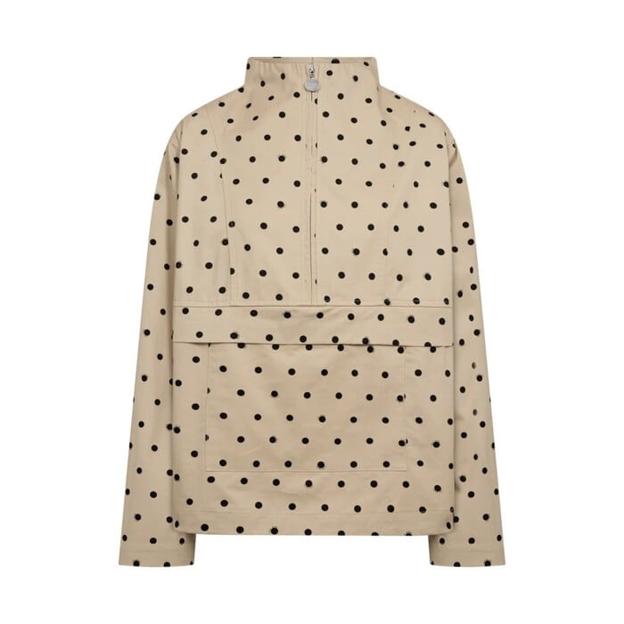 CMDottie jacket angora w. Black dots