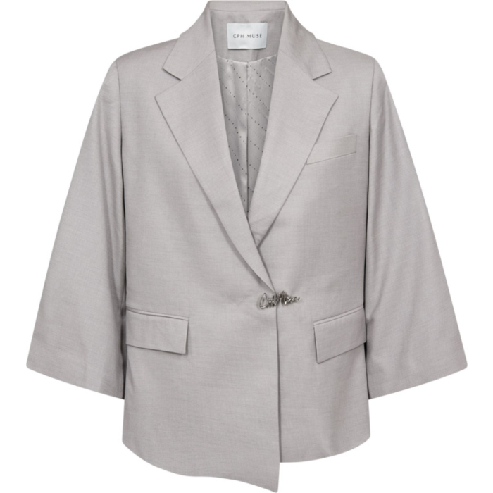 CMTenna blazer light grey melange