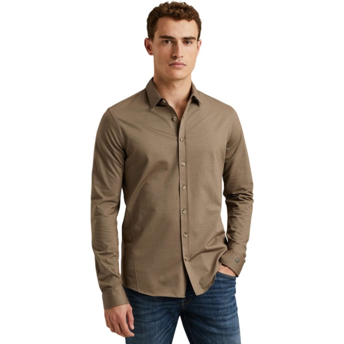 Long Sleeve Shirt Twill Jersey 2 t Teak