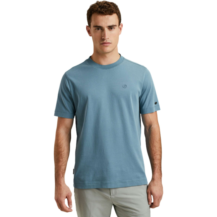 Short sleeve r-neck regular fit in Provincial Blue