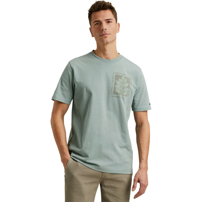 Short sleeve r-neck regular fit si Slate