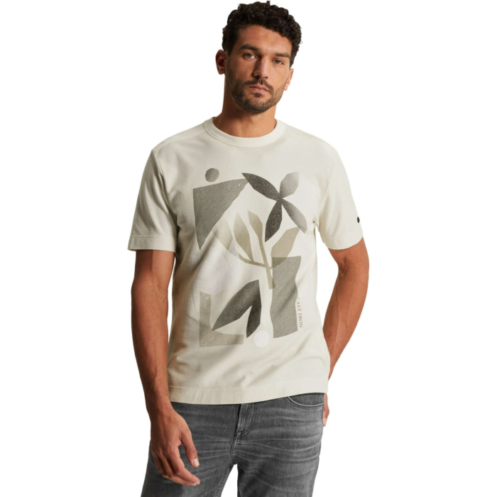 Short sleeve r-neck regular fit tw White Onyx