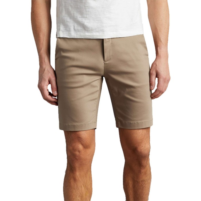 Chino shorts comfort stretch desert taupe