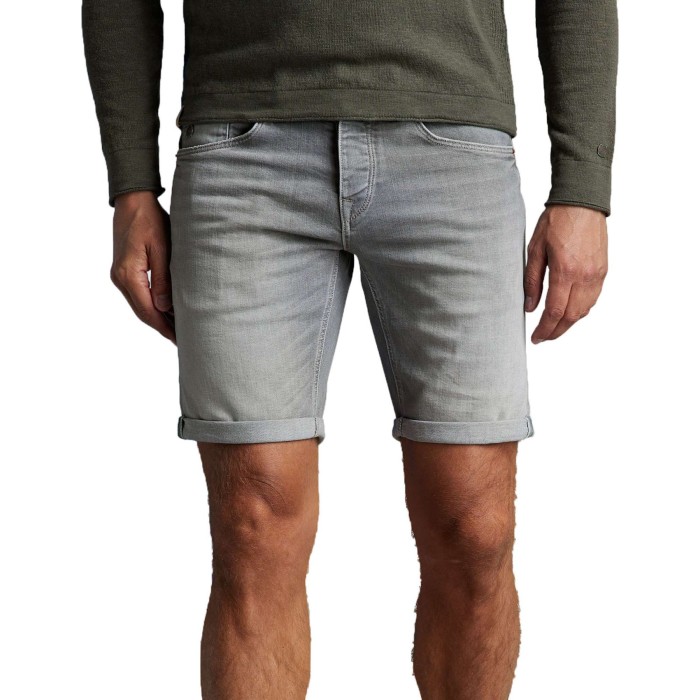 Riser shorts bright grey wash black grey comfort