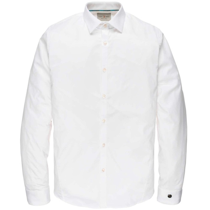 Long sleeve shirt comfort satin white
