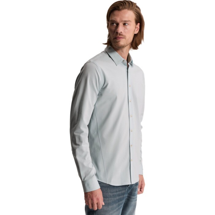 Long sleeve shirt Twill Jersey Niagara Mist