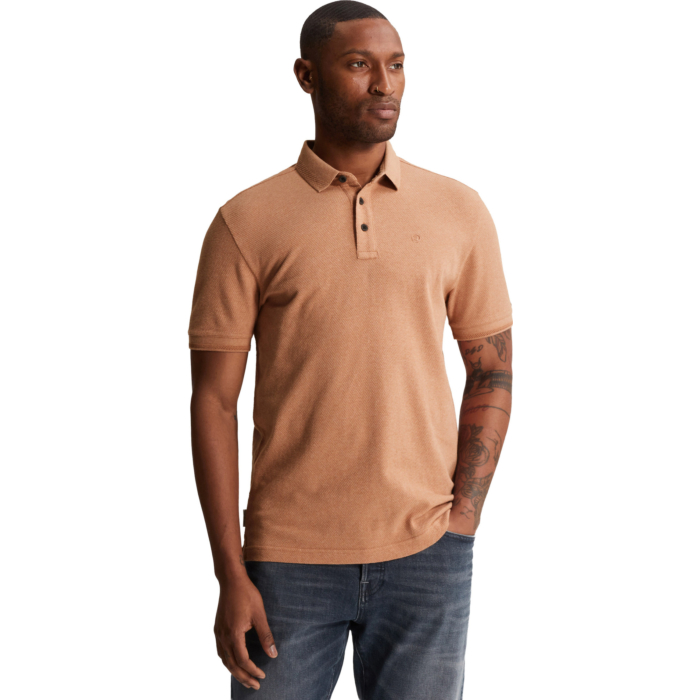 Short sleeve polo slim fit popcorn Sunburn