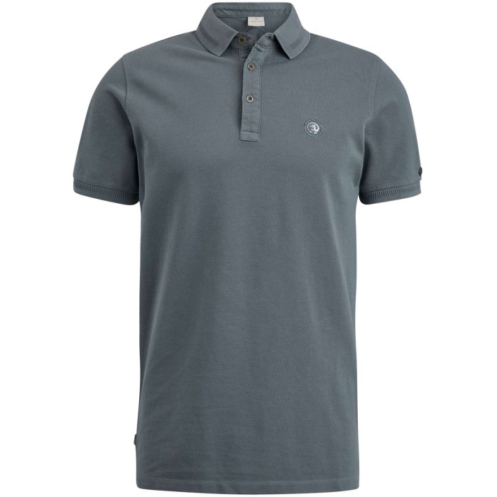 Short sleeve polo organic cotton p stormy weather