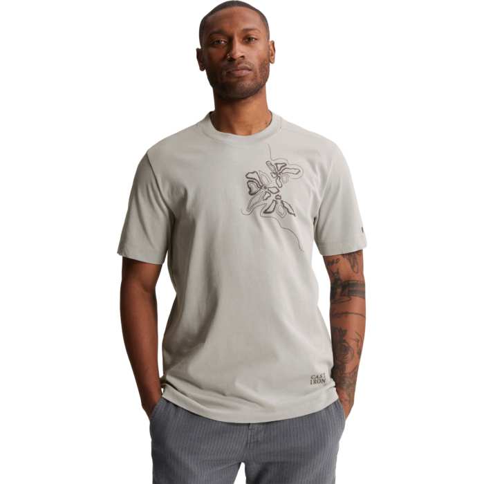 Short sleeve r-neck regular fit si Mirage Gray