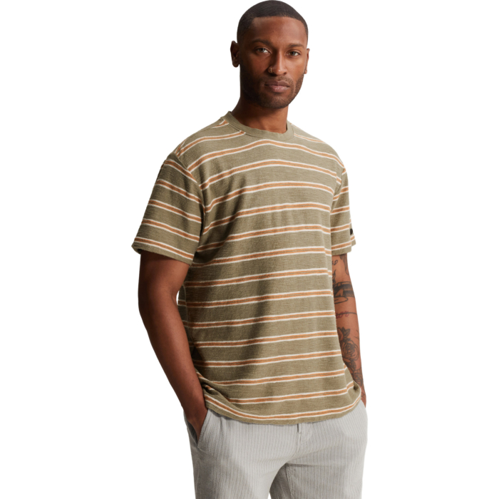 Short sleeve r-neck relaxed fit st Vetiver