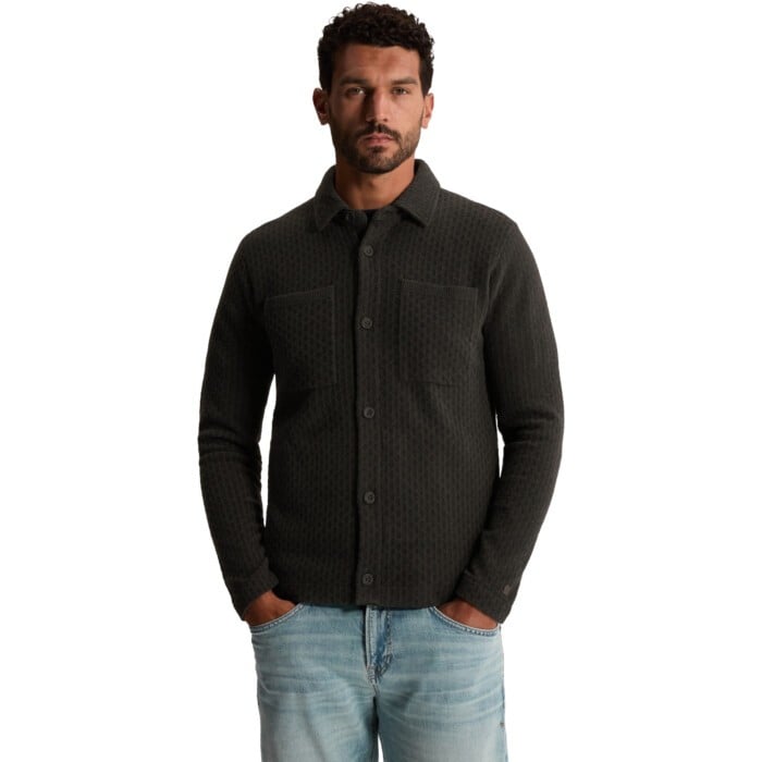 Button jacket slim fit soft blend Clever Crows