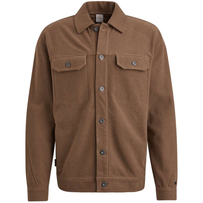 Button jacket deluxe twill jersey Partridge