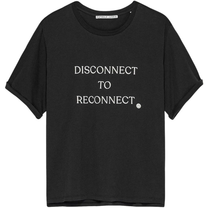T-shirt connect dark grey