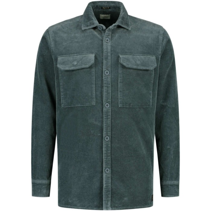 Worker shirt wide ribcord
