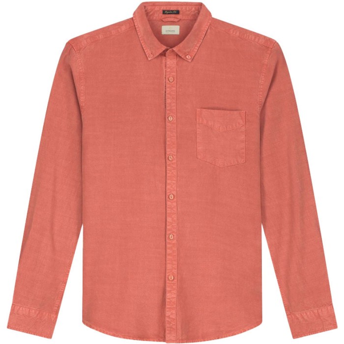 Shirt garment dyed tencel