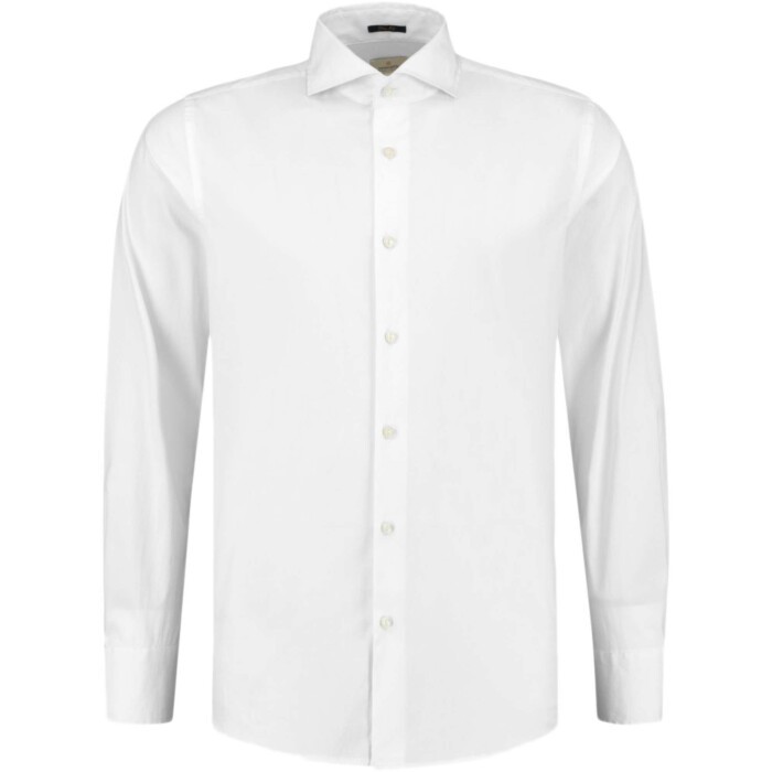 Shirt italian stretch poplin