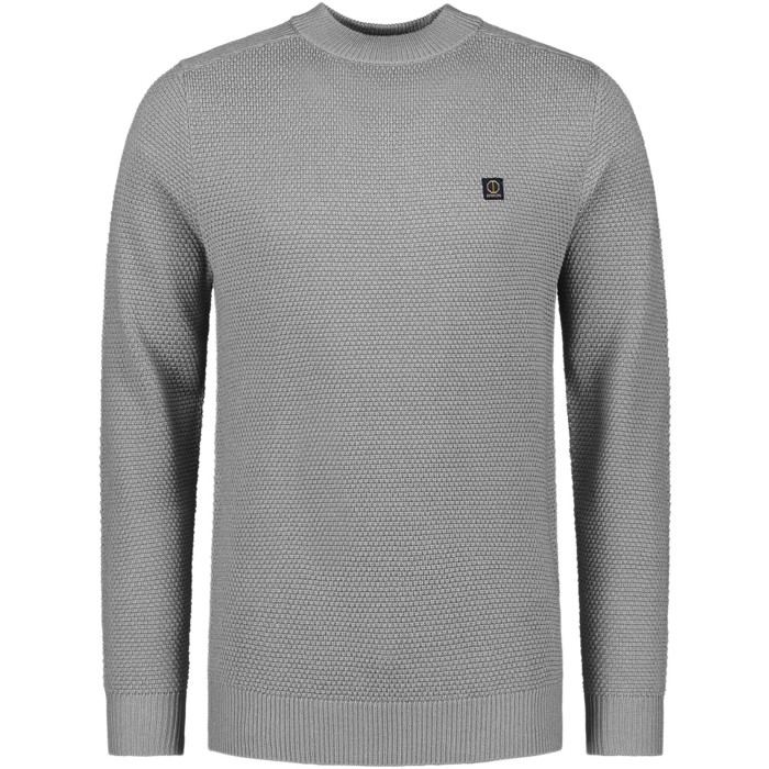 Crew neck structure knit