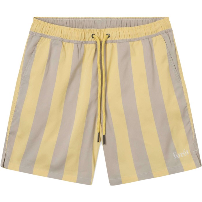 Away swimshorts yellow khaki
