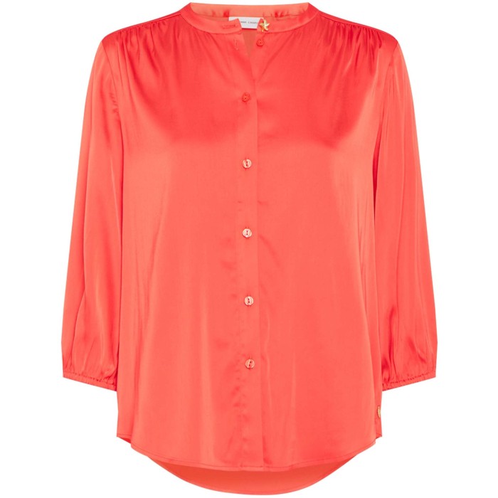 Mira summer short blouse orange