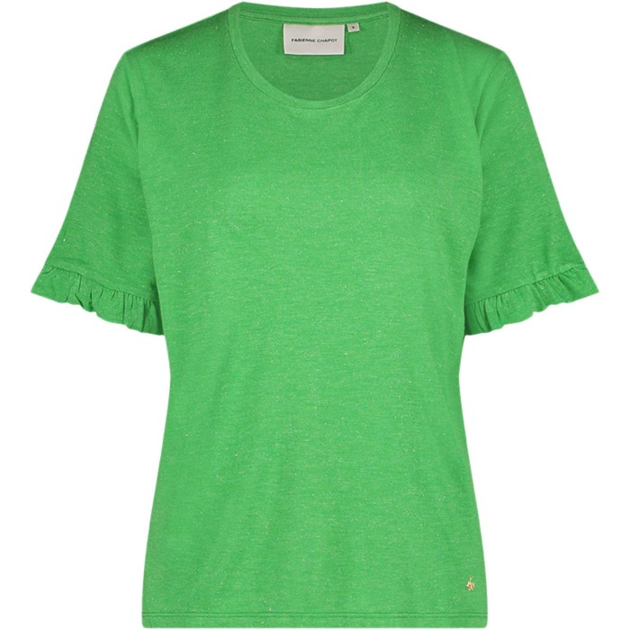 Glitter t-shirt acapulco green