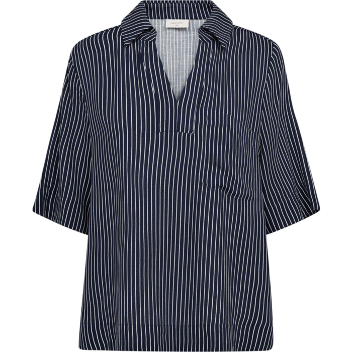 FQSava Blouse Navy Blazer