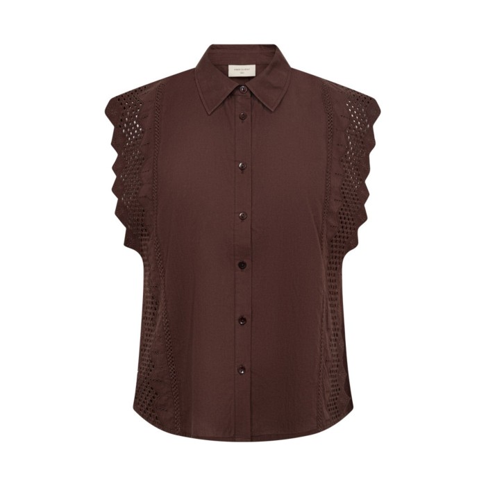 FQBina Blouse Coffee Bean