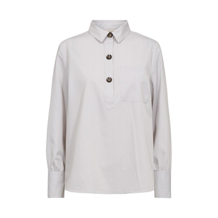 FQFlyna shirt fine stripe off white