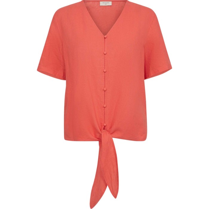FQLava blouse hot Coral