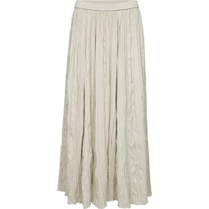FQNello pleated maxi skirt moonbeam